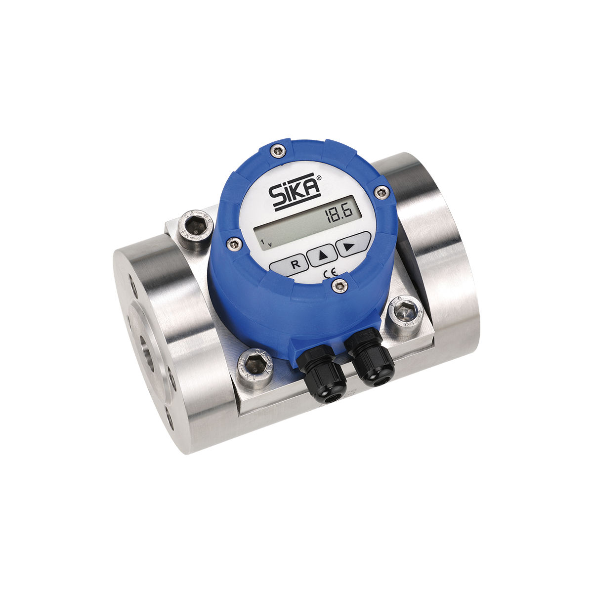 Oval_gear_flow_meter_VO_flange