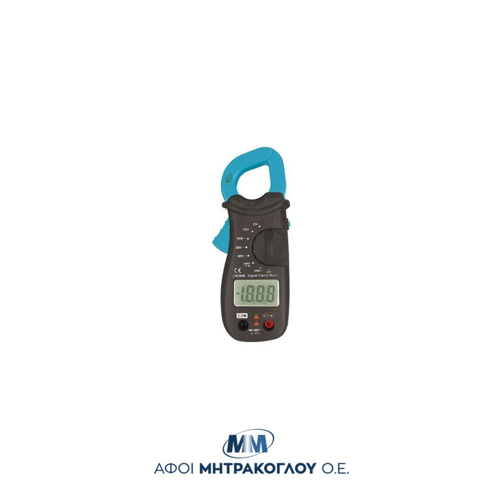 Mini Ψηφιακή Αμπεροτσιμπίδα AC / DC, Allosun EM306B